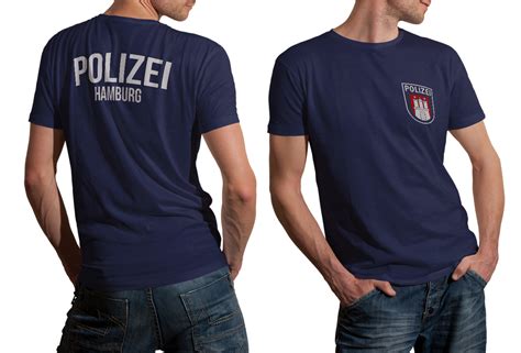 German City State Hamburg Police Polizei Landespolizei Bundespolizei T ...