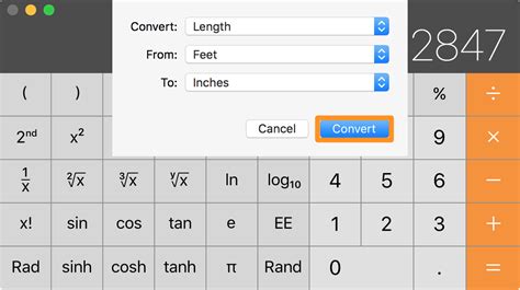 How to use your Mac's Calculator app as a unit converter