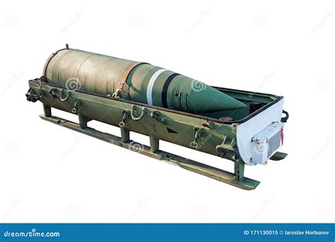 Missile With A Warhead On A Launcher Royalty-Free Stock Photo | CartoonDealer.com #44776227