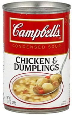 Campbells Condensed, Chicken & Dumplings Soup - 10.5 oz, Nutrition Information | Innit