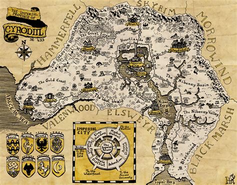 Detailed Map Of Cyrodiil