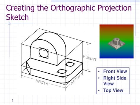 Orthographic Projection Drawing Practice