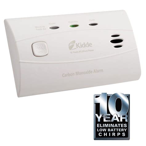 Kidde Worry Free 10-Year Lithium Battery Carbon Monoxide Detector-21026046 - The Home Depot