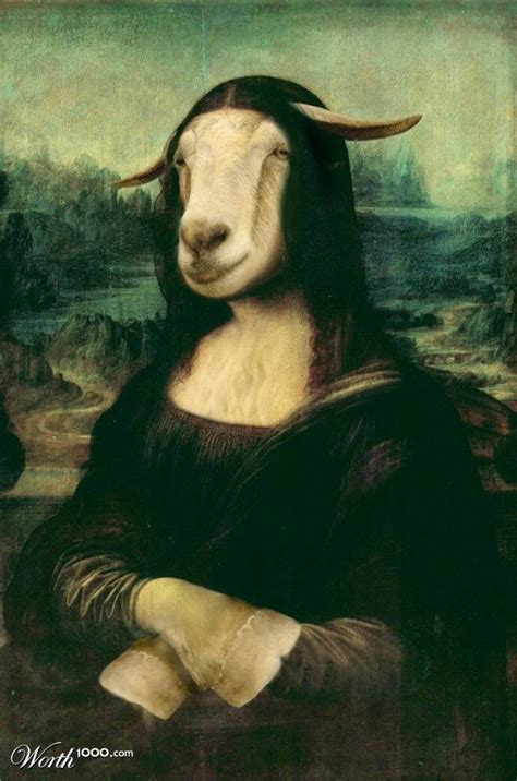 Pin by Dianne Seitz on animals are like us | Mona lisa, Art parody, Art