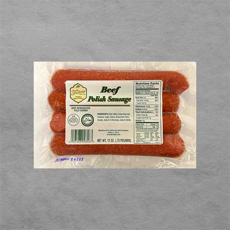 Halal Beef Kielbasa - Polish Sausage – One Stop Halal