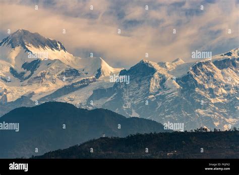 Part of the Annapurna range at sunrise Stock Photo - Alamy