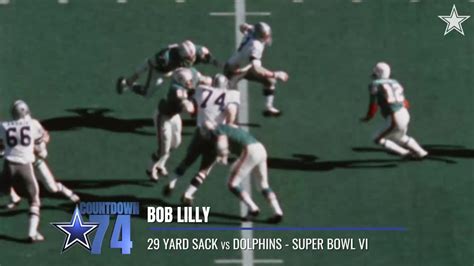 Countdown | Play 74: Bob Lilly Sack in Super Bowl VI