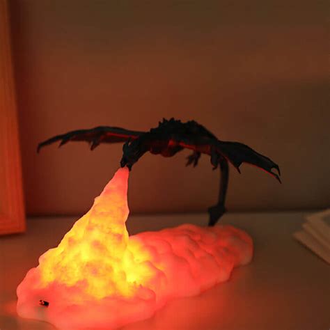 3D Fire-Breathing Night Light Dragon - Worth Buy Store