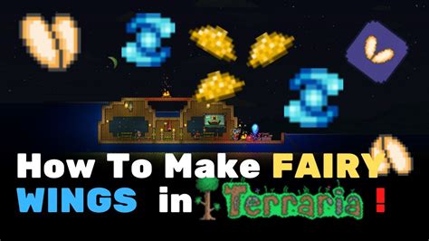 How To Make FAIRY WINGS in Terraria ! - YouTube