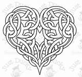 Celtic Hearts I  SVG Etsy knot Drawing coloring sketch template