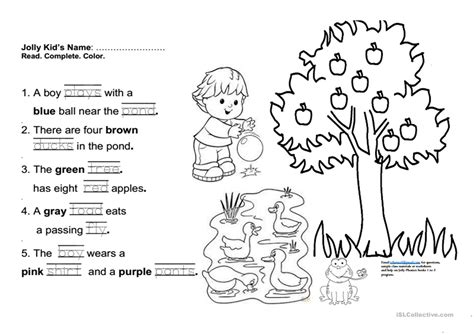 Jolly Phonics I Worksheet