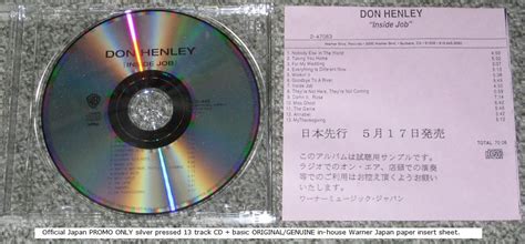 Don Henley Inside job (Vinyl Records, LP, CD) on CDandLP