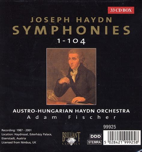 Complete Symphonies (1-104) CD2 2002 Classical - Franz Joseph Haydn ...