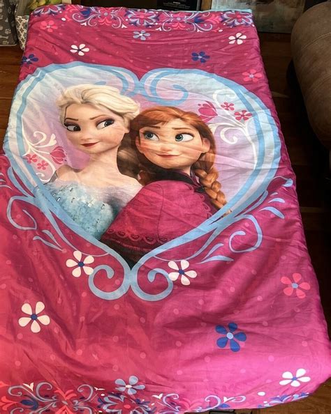 Frozen Anna & Elsa Backpack Sleeping Bag Purple & Blue Elsa & Anna In ...