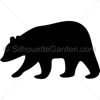 Brown Bear Silhouette - Free Clip Art, Printable, and Vector Downloads