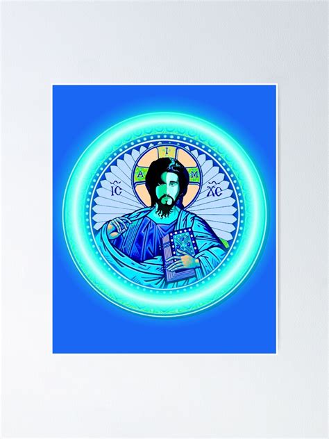 "Jesus the Logos" Poster by Hyperdulia | Redbubble