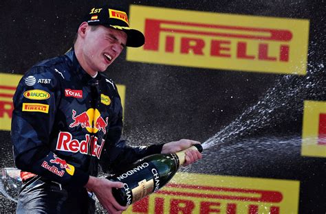 Max Verstappen celebrates after winning the Spanish Formula One Grand ...