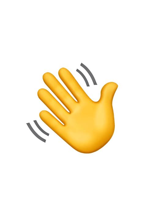 👋 Waving Hand Emoji in 2023 | Hand emoji, Emoji, Hand emoji meanings