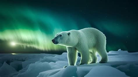 A Polar Bear, a Northern Bear, a Umka Lat. Ursus Maritimus, the World`s ...