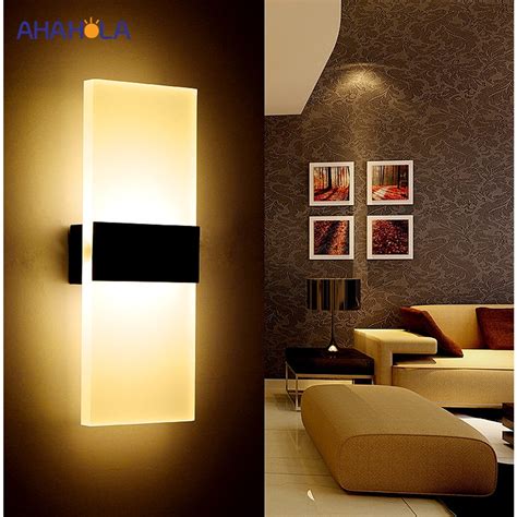 Modern Wall Light Led Indoor Wall Lamps Led Wall Sconce Lamp Lights for Bedroom Living Room ...