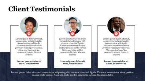 Customer Testimonial Templates | Free PowerPoint Template