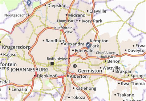 MICHELIN Edenvale map - ViaMichelin