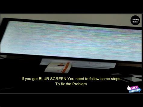 How to fix blurry desktop screen || What causes a blurry computer ...