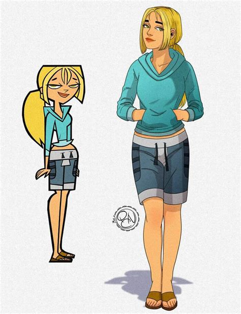 Artist Redraws 20 Total Drama Island Characters In A More Realistic Way ...