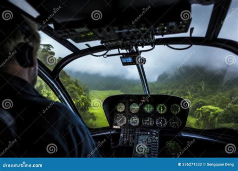 An Aerial View of Rainforest from a Helicopter. Outdoor Travel Concept ...