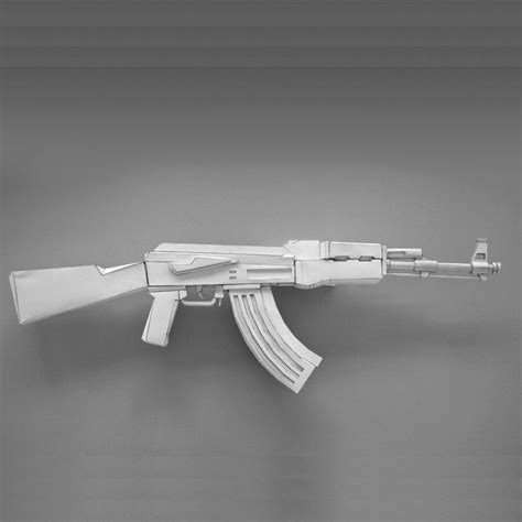 AK47 Paper Gun Kit by Martin Postler | Awesome Manly Gift Ideas | Pinterest | Guns, Weapons and ...