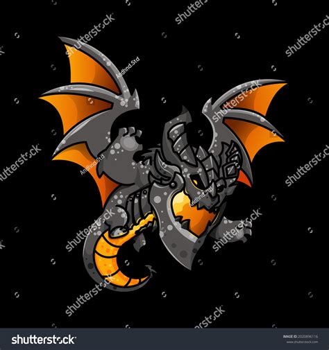 Fire Dragon Icon Logo Sticker Character Stock Vector (Royalty Free) 2020896116 | Shutterstock