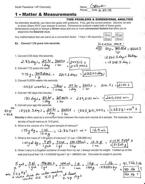 Dimensional Analysis Practice Worksheet – Englishworksheet.my.id