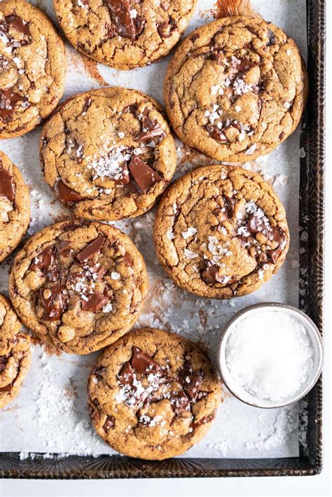 Brown Butter Spelt Chocolate Chip Cookies - Cloudy Kitchen