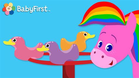 Playground | Coloring and Music | Rainbow Horse | BabyFirst TV - YouTube