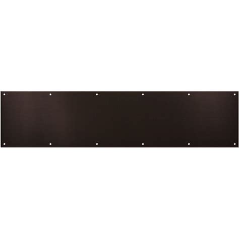 Gatehouse 34-in x 8-in Oil-Rubbed Bronze Entry Door Kick Plate in the Door Kick Plates ...