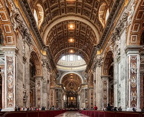 Interior of St. Peters Basilica – Stock Editorial Photo © WDGPhoto #9062415