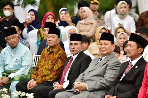 Gubsu Hadir Bersama Prabowo pada Pernikahan Dahnil Anzar Simanjuntak