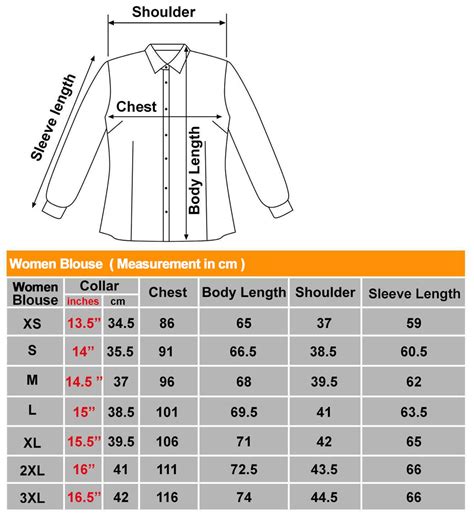 Size Chart — Sin Mue Mue Pte Ltd