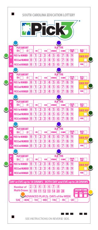 Pick 3 - South Carolina Education Lottery
