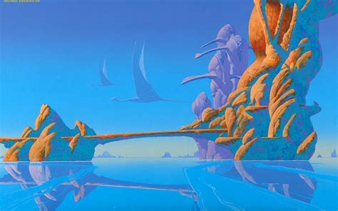 70s Sci-Fi Art: Roger Dean | Roger dean, Art, Fantasy landscapes