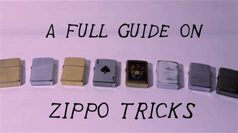 A (Better) Full Beginners Guide To Zippo Tricks - YouTube