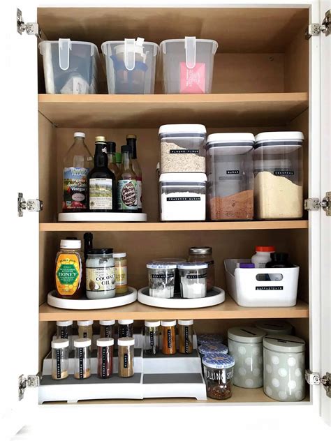 Organize Kitchen Cupboards Food