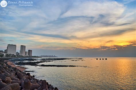 Sunset at Marine Drive, Mumbai - India | Contact me at rizwa… | Flickr