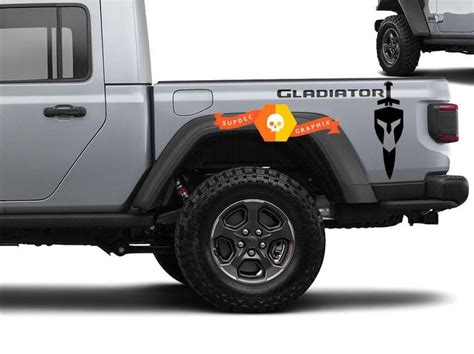 Pair of Jeep Gladiator 2020 decals sticker for both sides