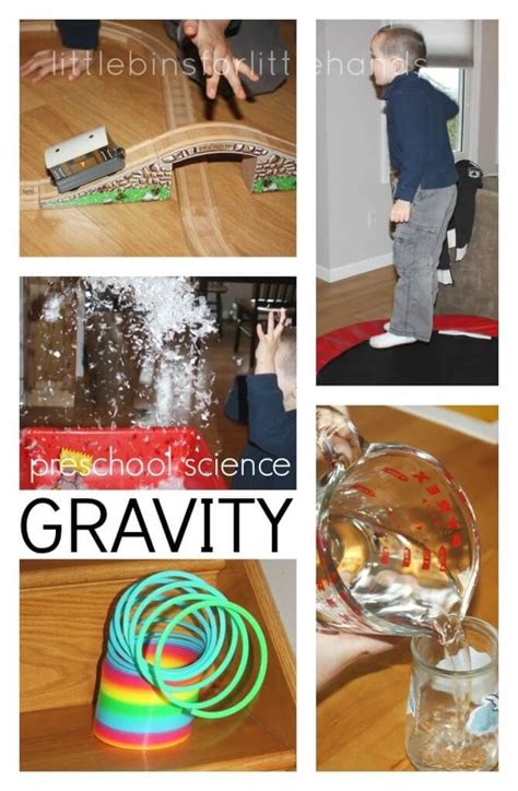 Gravity Science Experiment and Activities for Kids | Gravity science ...