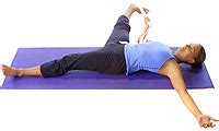 Yoga: Supine abductor stretch with strap