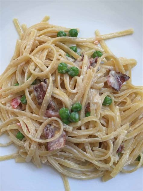 Savory Linguine Carbonara