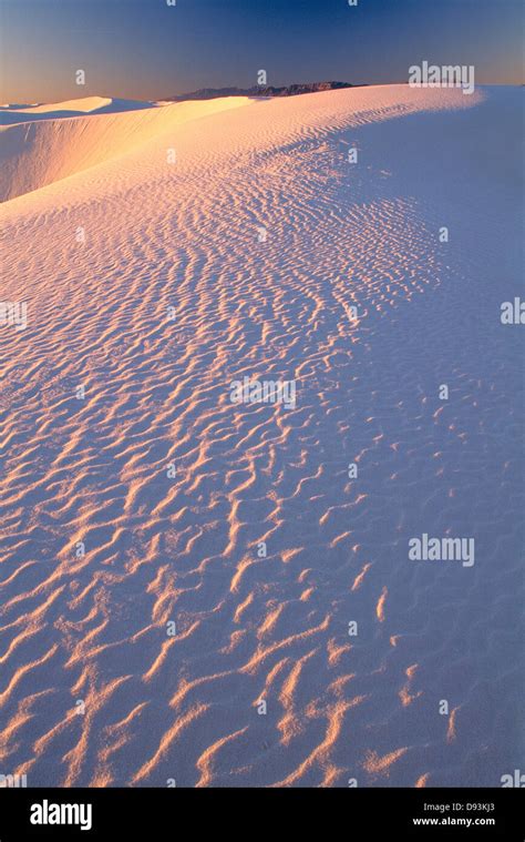 Ripple marks on sand dune Stock Photo - Alamy