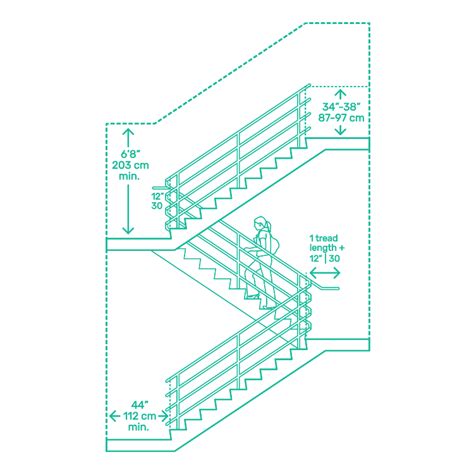 Stairs | Stairways Dimensions & Drawings | Dimensions.com