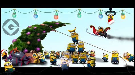 Minion Christmas Wallpaper - WallpaperSafari